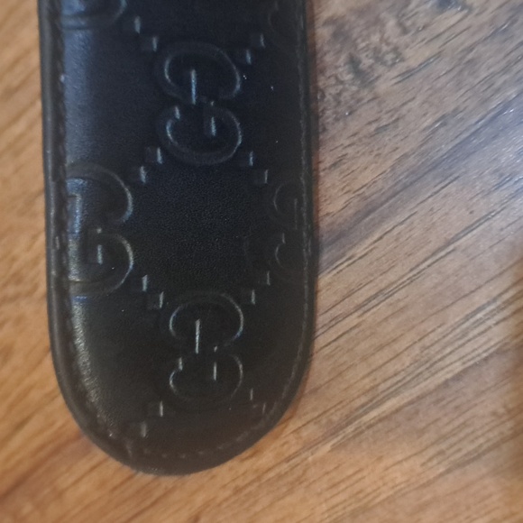 GUCCI Interlocking G Signature Leather Belt - Picture 6 of 10